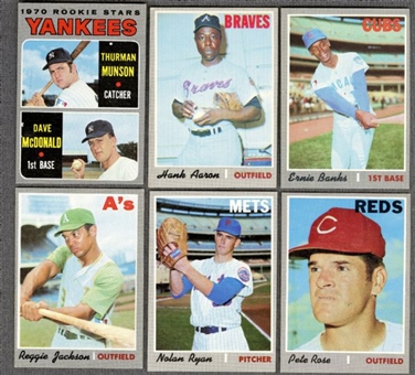 1970 Topps Complete Set of 720 Cards   